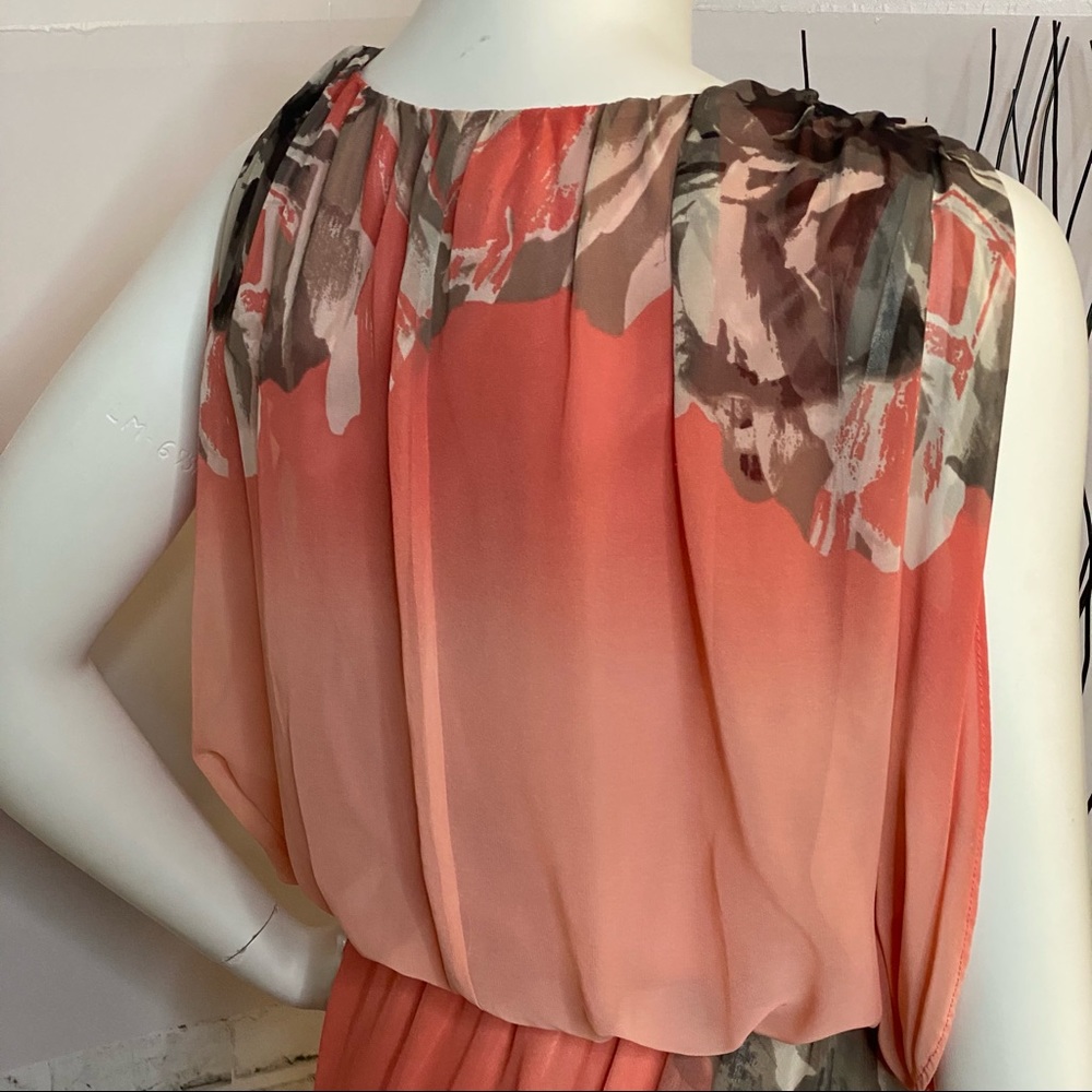 NWT Le Chateau Floral Ombre Mini Dress - Picture 7 of 17